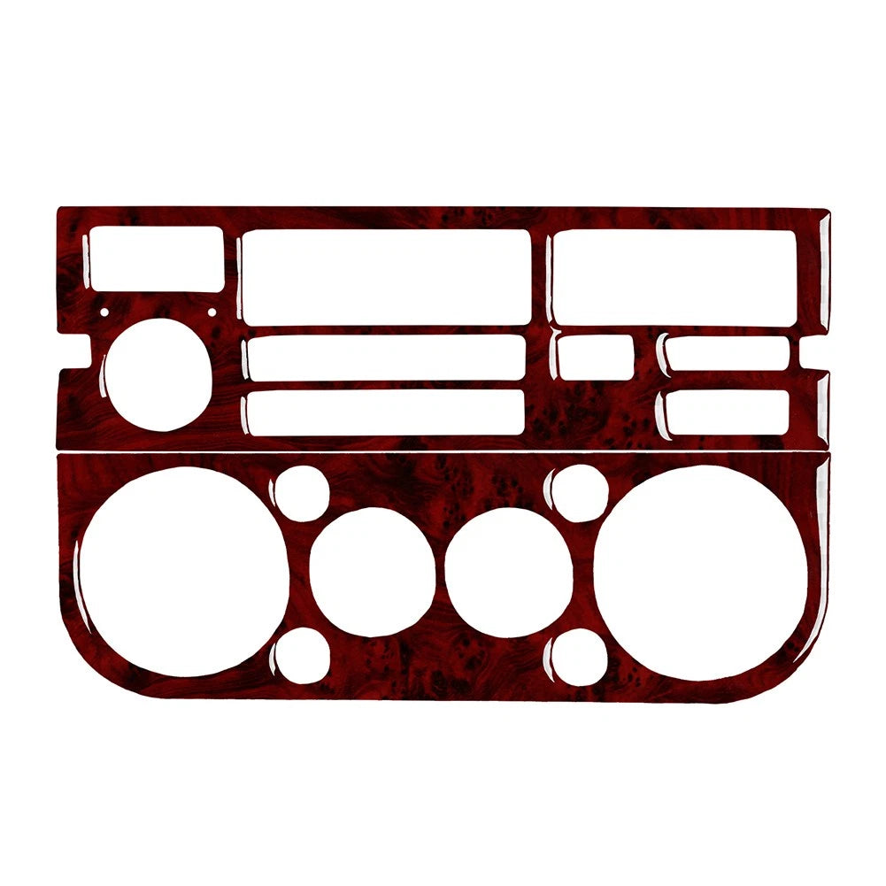 Radio AC Climate Control Panel Cover Trim for BMW 3er E36 (1994–1996) Red Wood Grain