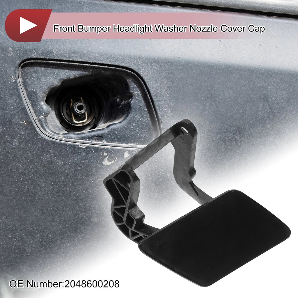 Washer Nozzle Cover Cap Front Right Replacement for Mercedes-Benz GLK350 (2010–2015)