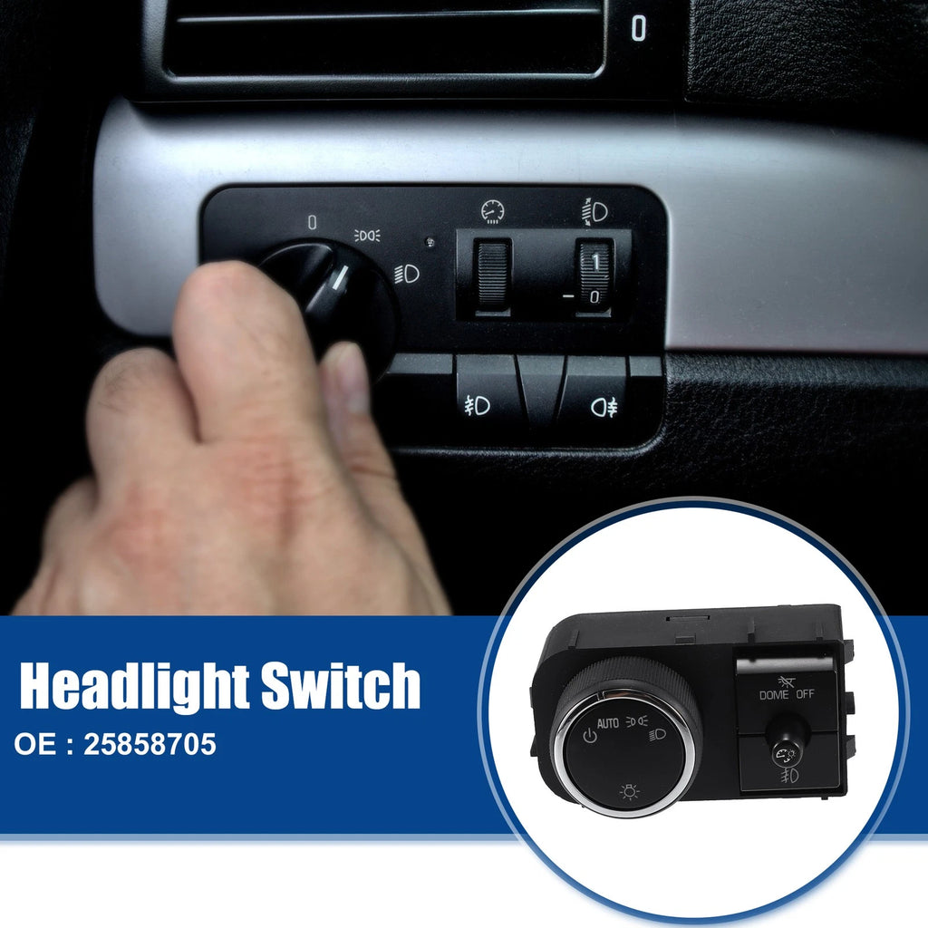 Headlight Switch Replacement Head Lamp Switch for Chevrolet Avalanche (2007–2013)
