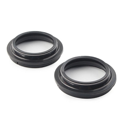 2X Front Fork Damper Shock Absorber Dust Seals for Motorcycle (48X60MM)