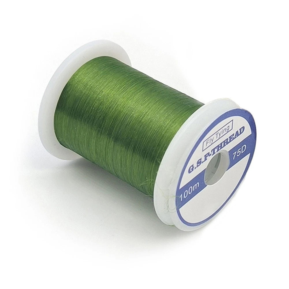 100M High Strength Fly Tying Thread 75D for Fly Fishing