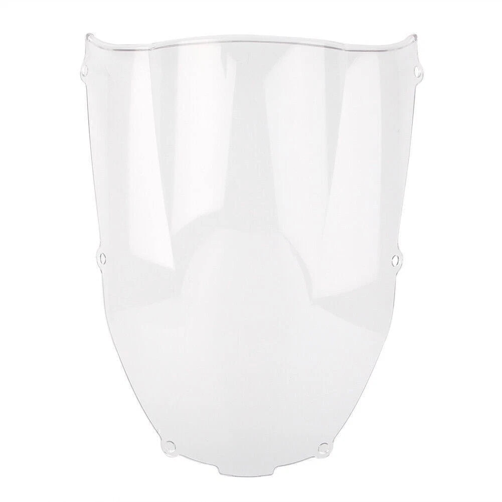 Front Windshield Double Bubble for Kawasaki Ninja ZX6R (2000–2002) Clear