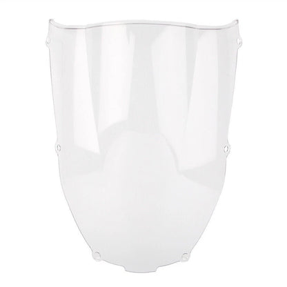 Front Windshield Double Bubble for Kawasaki Ninja ZX6R (2000–2002) Clear