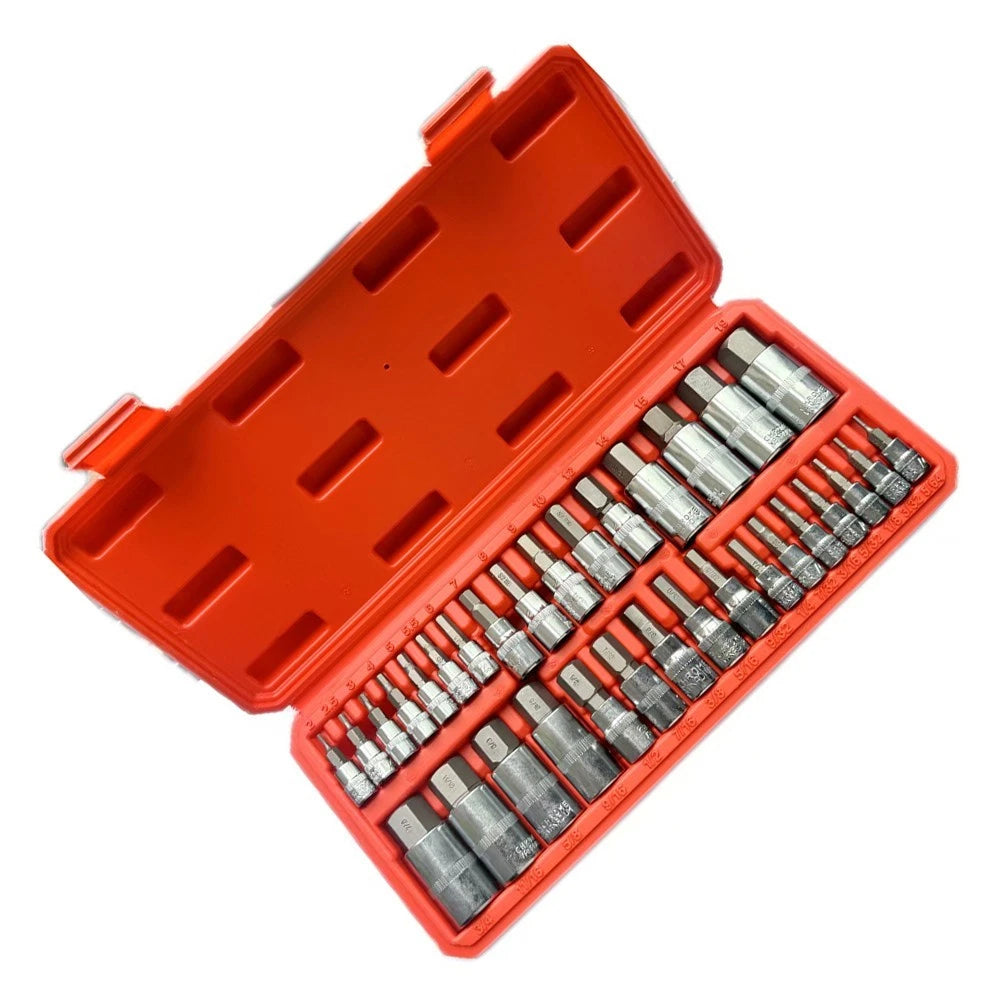 Socket Drive Size Bit Socket Assortment Tool Kit for