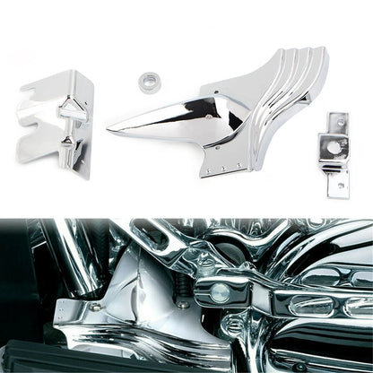 Lower Front Frame Cover for Harley Touring (1991–2020) Tri Glide (2009–2013) Chrome