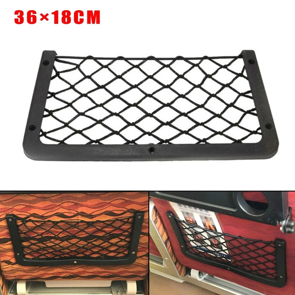Storage Net for Campervan Caravan Boat (Plastic, Polyester)