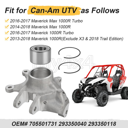 Right Rear Wheel Knuckle Bearing Kit for Can-Am Maverick Max 1000R (2014–2018)