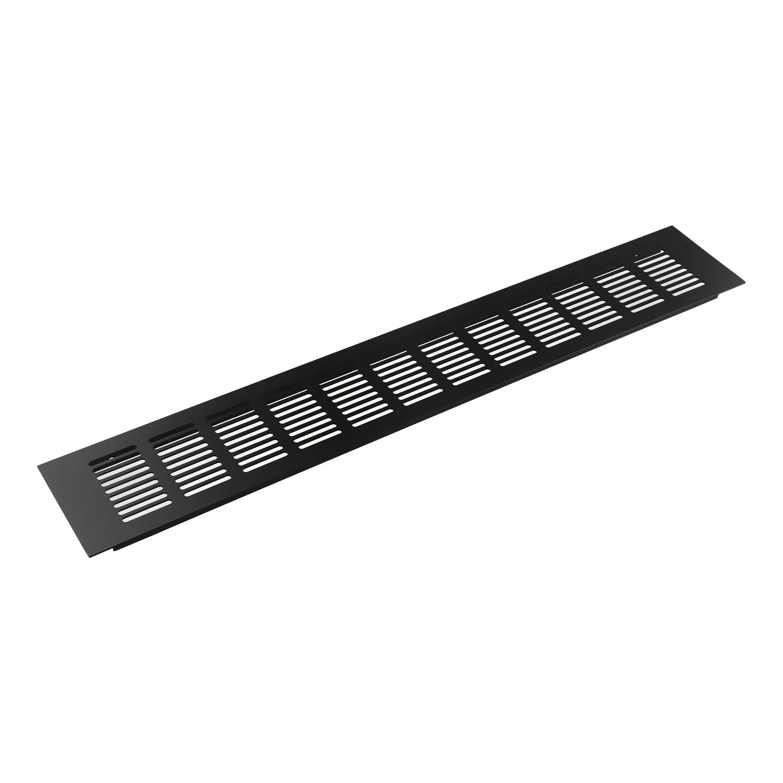 Black Alloy Rectangular Air Vent Grille for Cabinets/Wardrobes