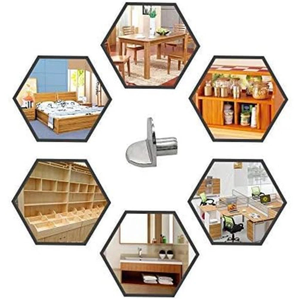 Plastic Alloy Shelf Supports for Cabinets Bookcases (5mm)