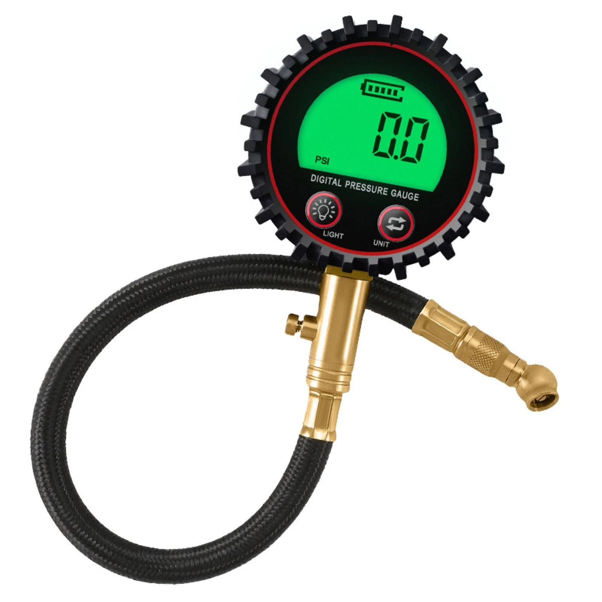 Digital Tire Pressure Gauge for SUVs (3-255 PSI)
