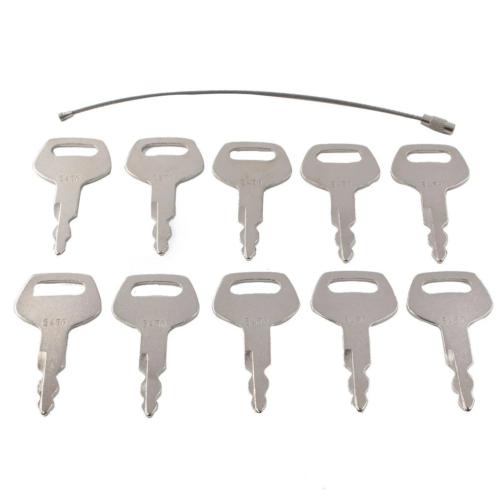 10Pcs S450 Ignition Key for JCB Excavator (Sumitomo, Linkbelt)