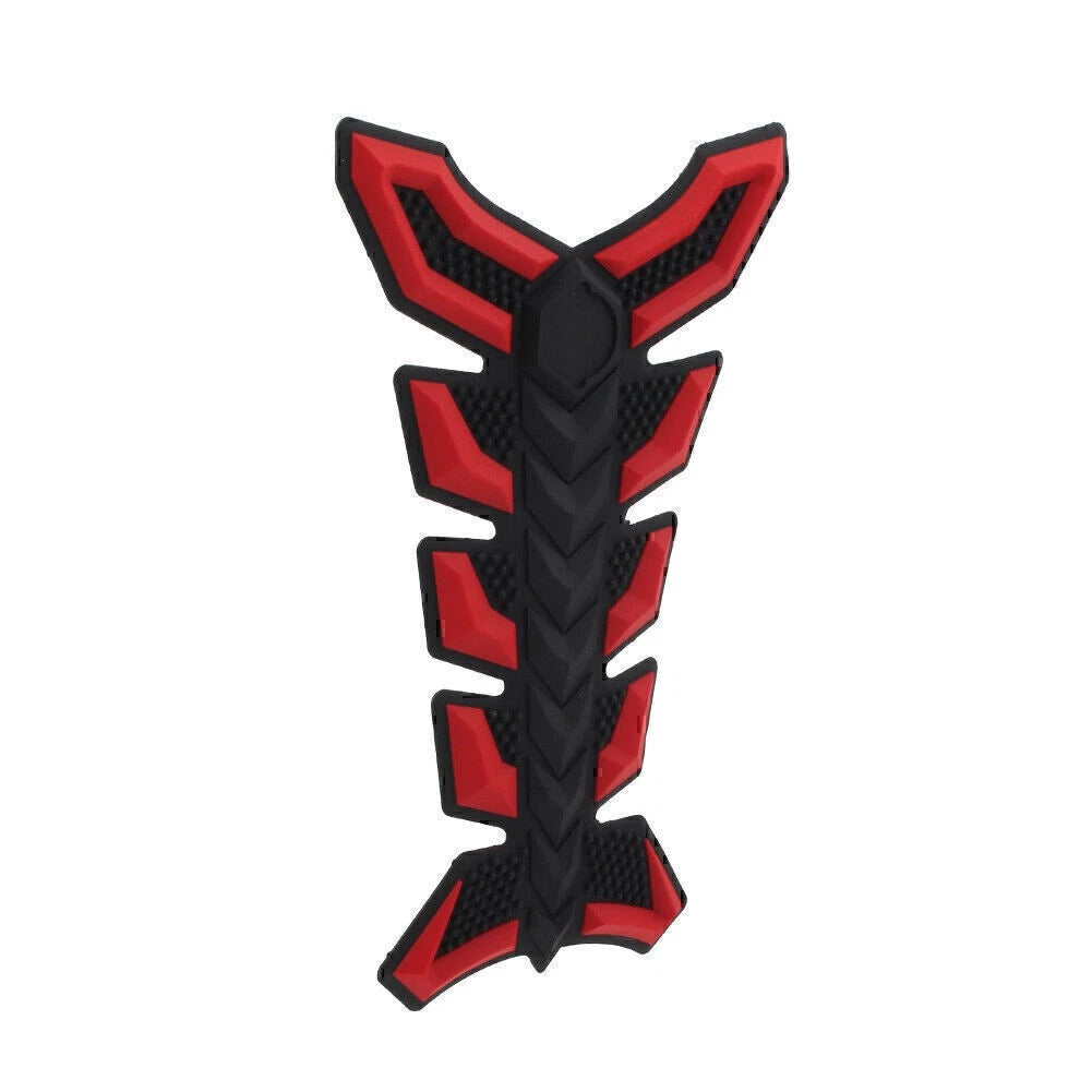 Universal Motorcycle Fuel Oil Tank Pad Fish Bone 3D Decal Protector