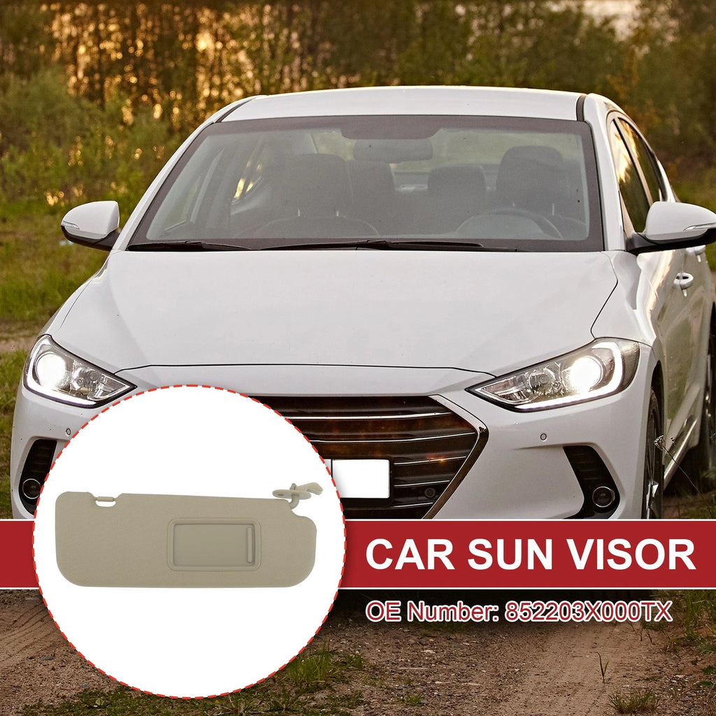 Auto Sun Visor Right Passenger Side Replacement for Hyundai Elantra (2011–2015)