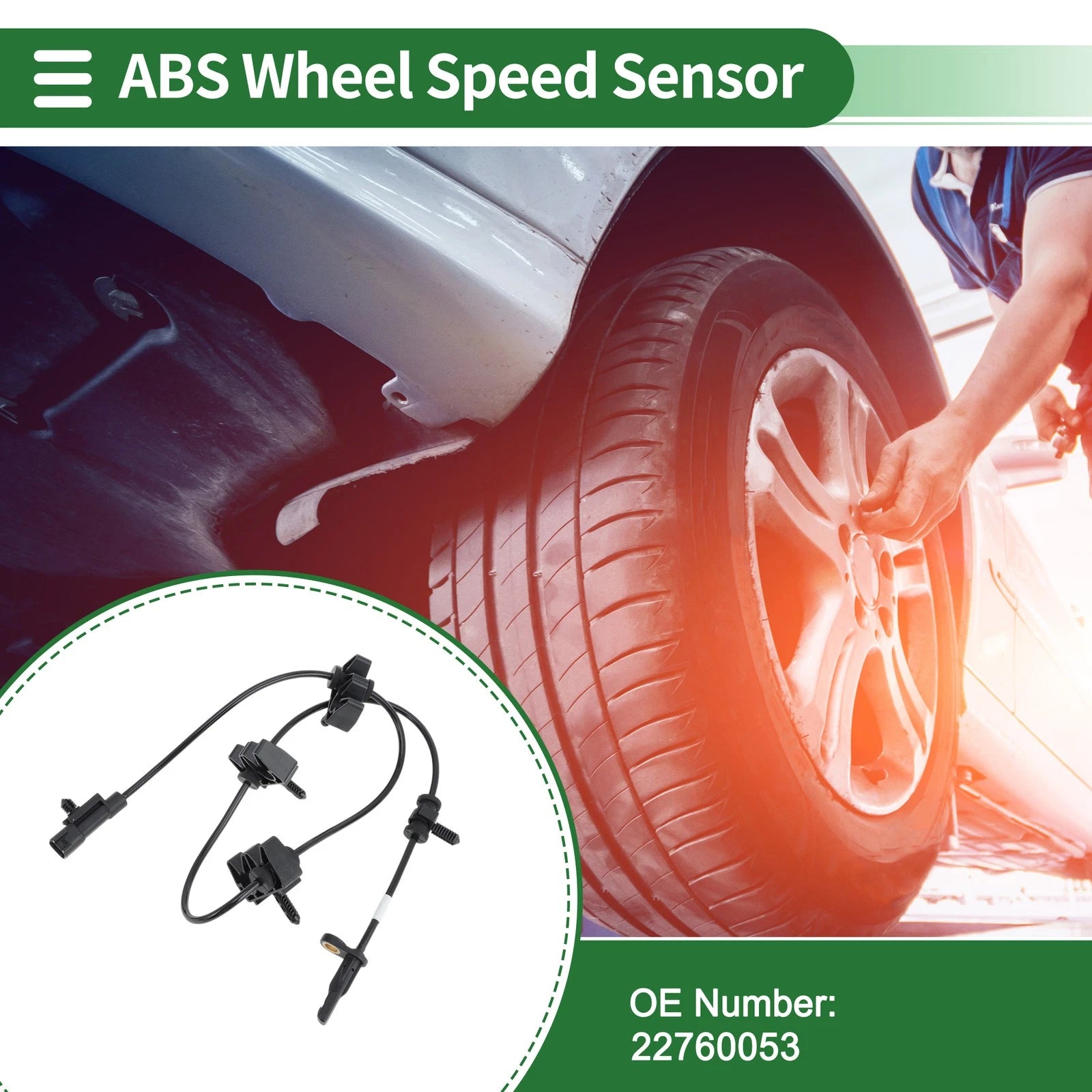 ABS Wheel Speed Sensor No. 22760053 for Cadillac SRX (2013–2016)