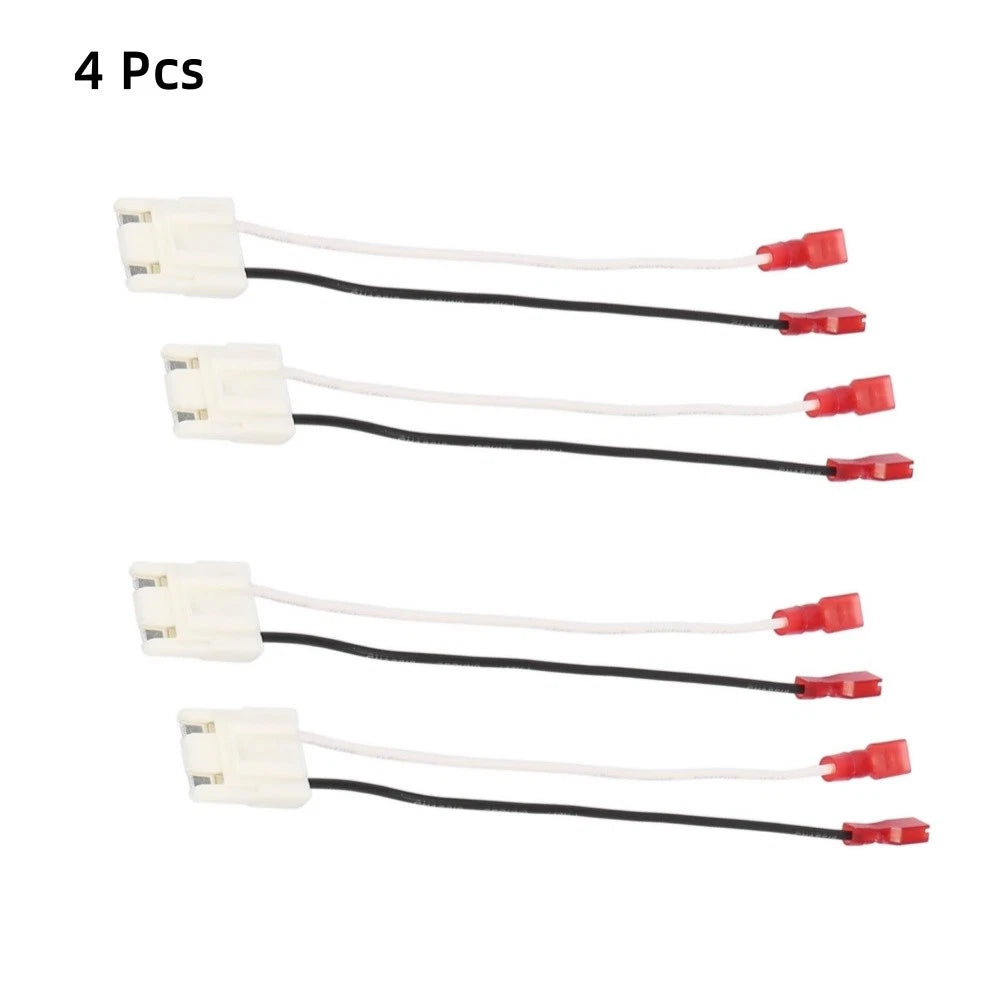 4x Speaker Connector Harness Adapter For Jeep Cherokee Comanche Wrangler 72-1002
