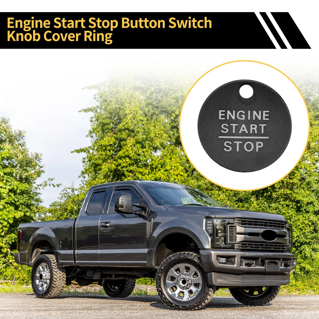 Engine Start Stop Button Switch Knob Cover for Ford F-150 (2016–2021)