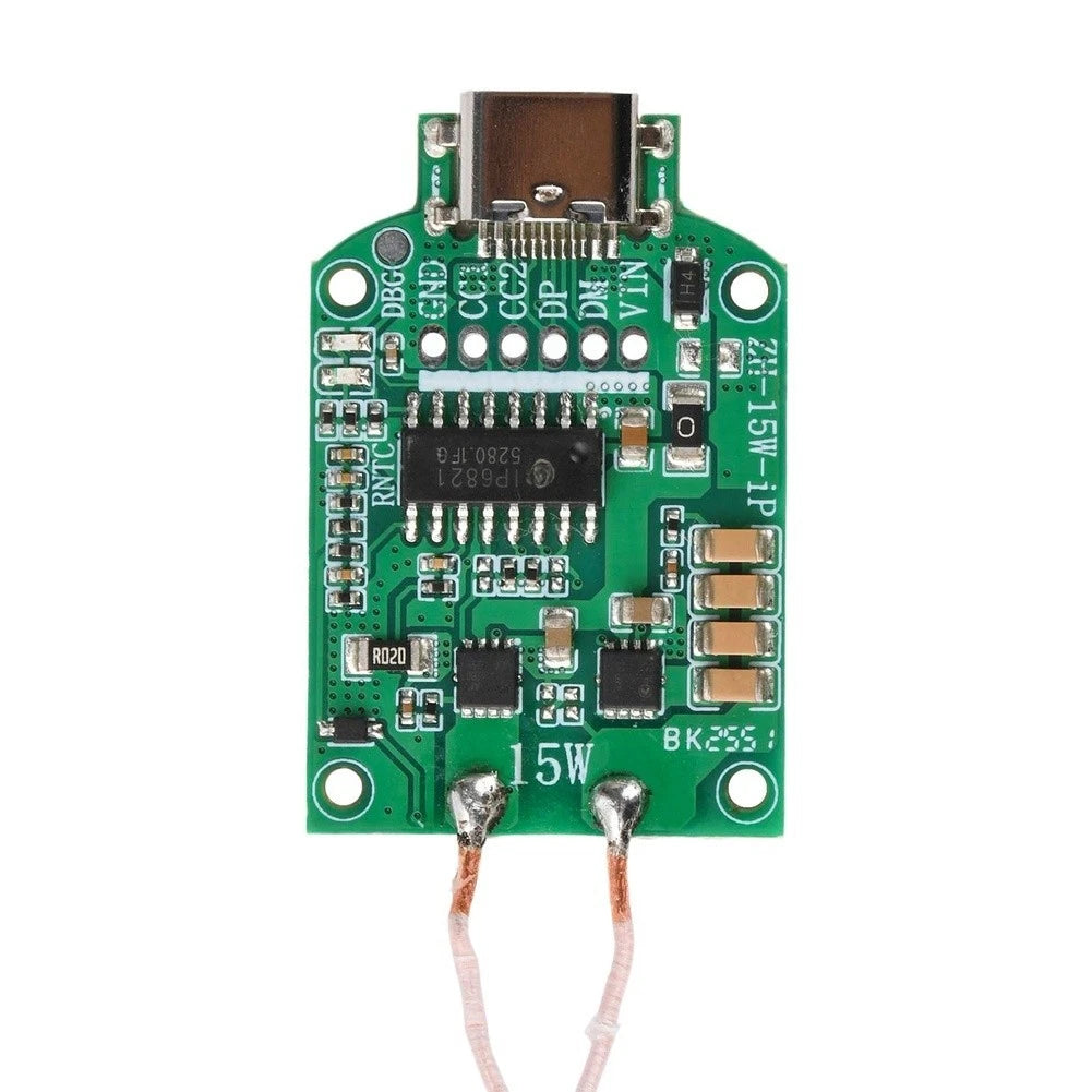 15W Wireless Charging Module for Cars (DC 5V 9V 12V Input)