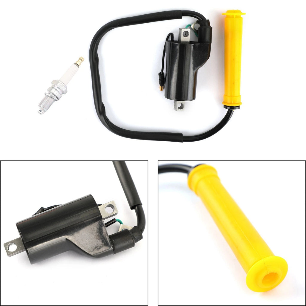 Ignition Coil + Spark Plug for Honda Sportrax 400 TRX400EX XR400R (1999–2004) 30500-HN1-003