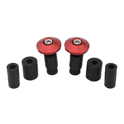 Handlebar End Caps for Motorcycle Dirt Bike 7/8" (Universal) - Red