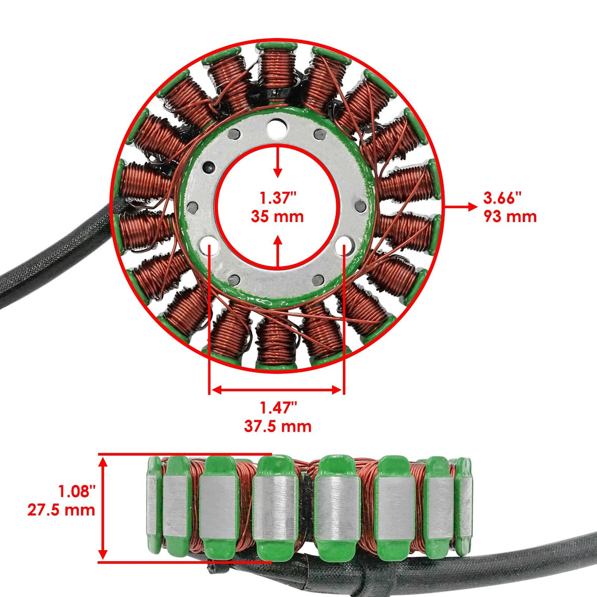 Stator Regulator Rectifier Gasket for Kawasaki KLX250SF KLX 250SF (2009–2010)