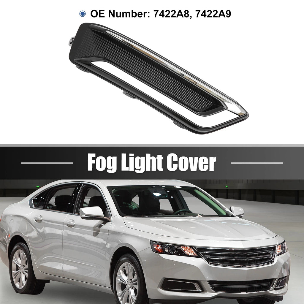 Fog Light Grille Cover Front Left Driver Side Replacement for Chevy Impala LTZ (2014–2016)