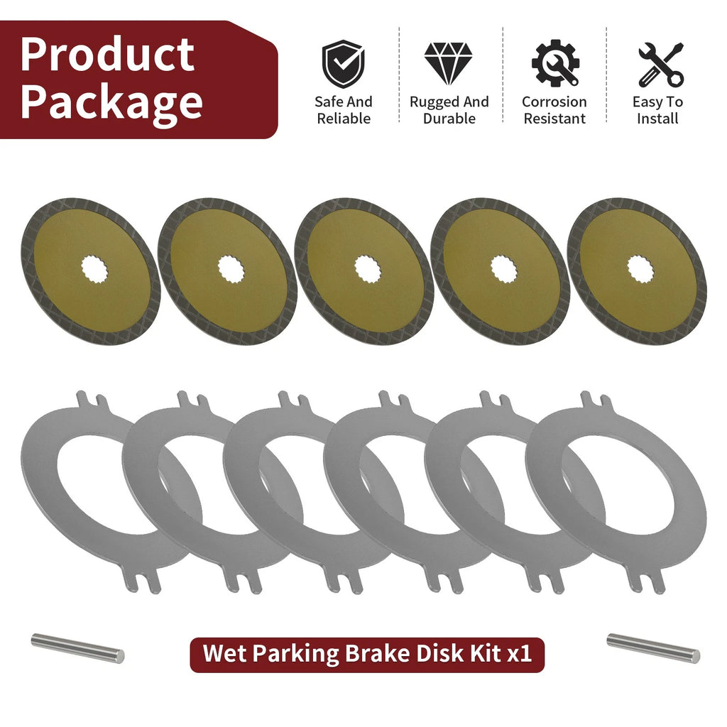 Wet Parking Brake Disk Kit for John Deere Gator XUV 625 825 835 855 865 (2010–2023)