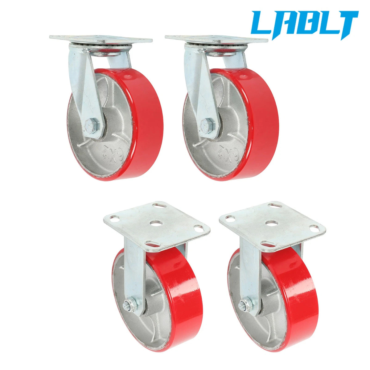 Set of 4 Heavy Duty 6-Inch Swivel Wheels Casters for