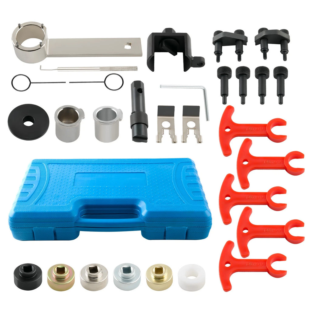 17/20/29Pcs Engine Timing Tool Kit for VW Audi TSI TFSI EA888 (1.8L 2.0L)