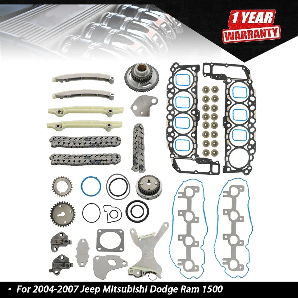 Timing Chain Kit & Head Gasket Set for Dodge Dakota Ram 1500 Durango (2004–2007)