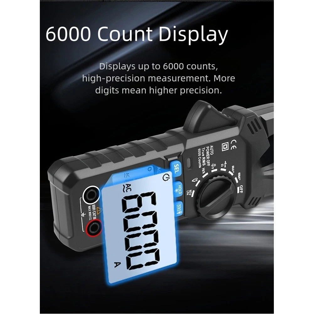 Clamp Meter for Electrical Testing (600 Amps Capacity, AC DC Voltage Range)
