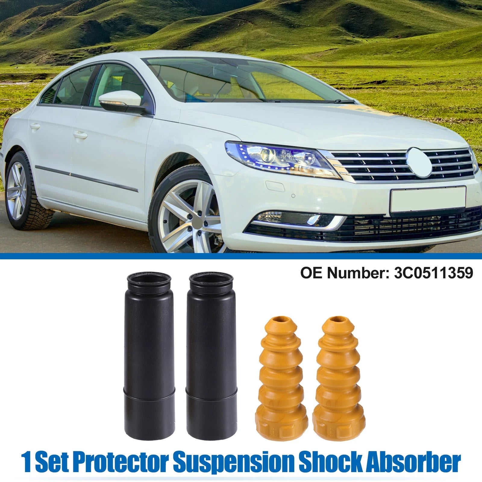 Suspension Shock Absorber Set Protector for Volkswagen Passat (2005–2015)