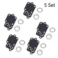 Set of 5 Carburetor Diaphragm Rebuild Kit for B&S (270026, 272538, 272538S, 272637, 5021)