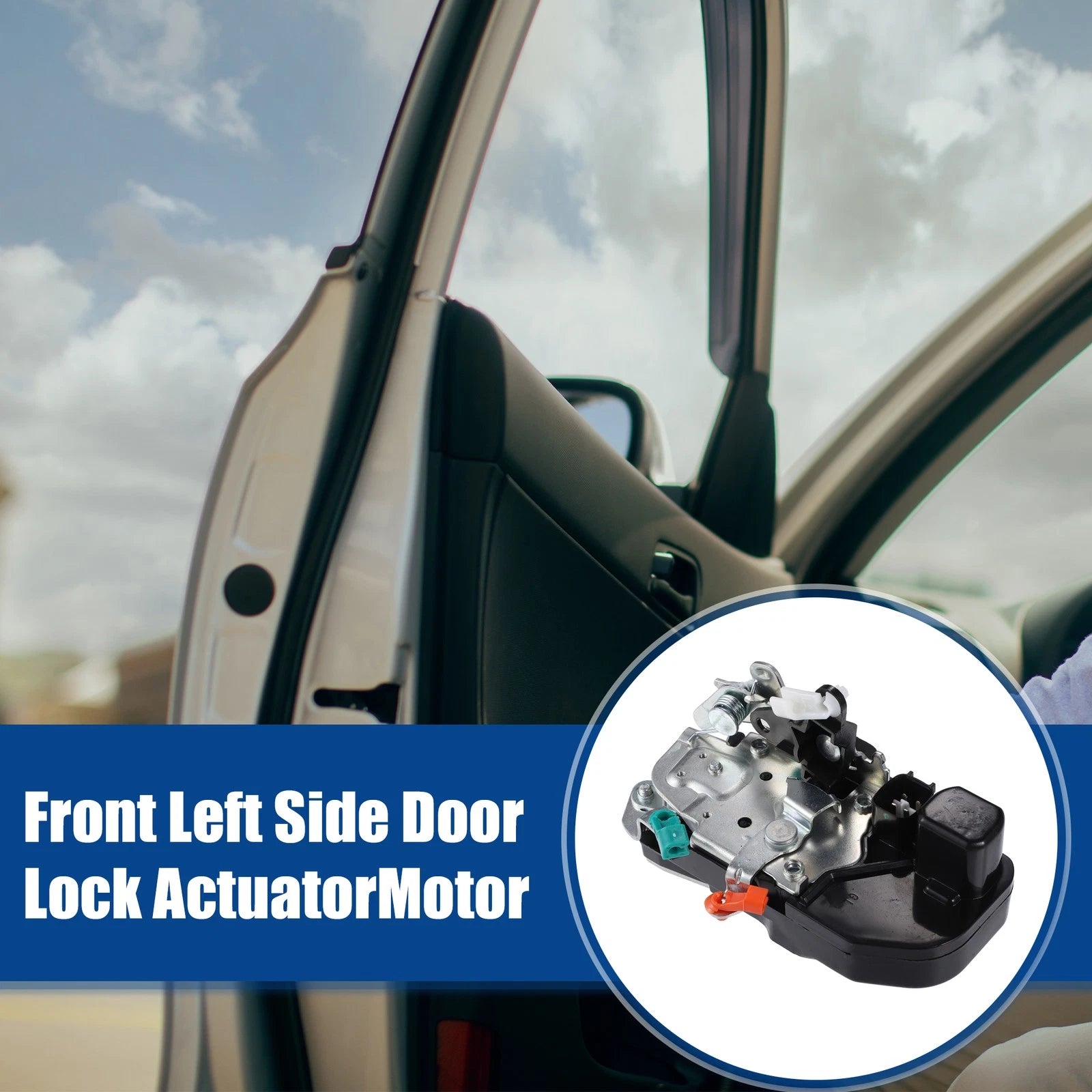 Front Left Door Lock Actuator Motor Replacement for Dodge Ram 1500 (2003–2008)