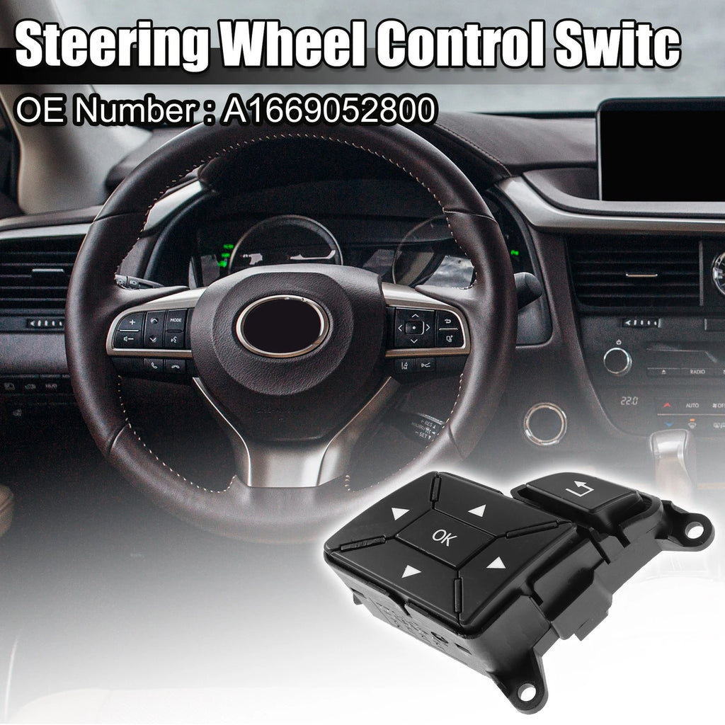 Left Multi Function Steering Wheel Control Switch for Mercedes Benz E W212 (2010–2016)