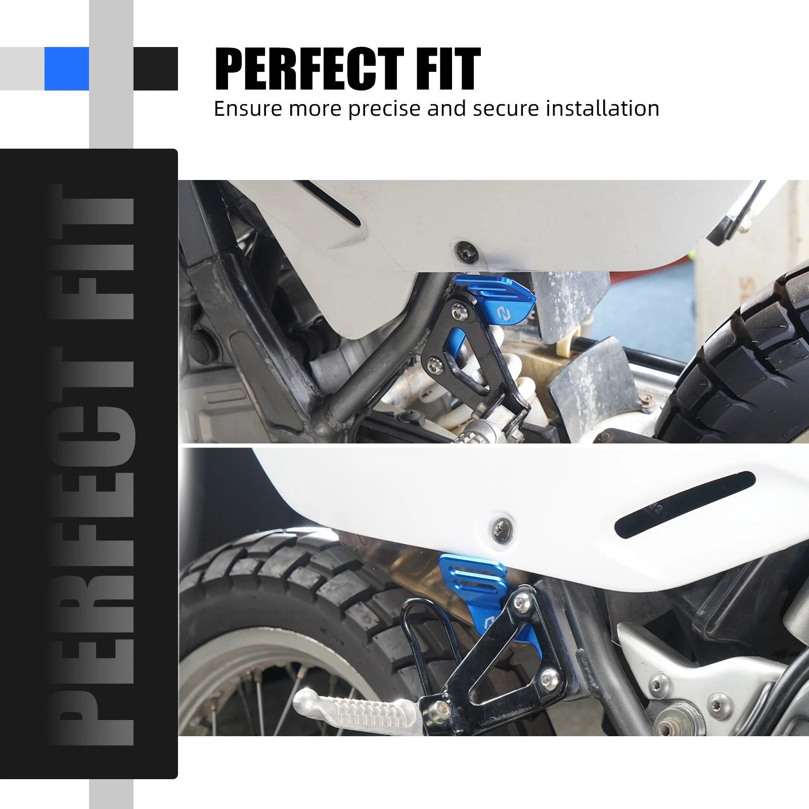 Pair Tie Down Brackets for Suzuki DR650 (1996–2025)