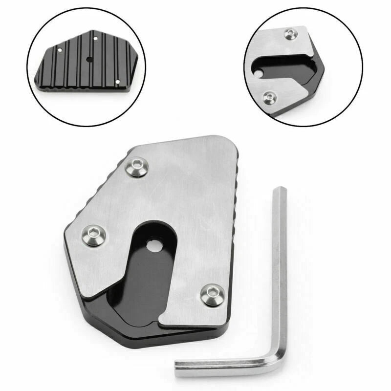 CNC Kickstand Side Stand Extension Pad for Suzuki V-Strom 650XT (2017–2019)