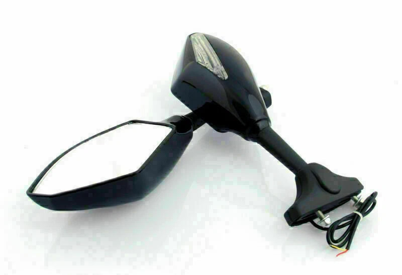 Universal MotoTurn Signal Mirrors for Honda Kawasaki Suzuki Yamaha (T9)