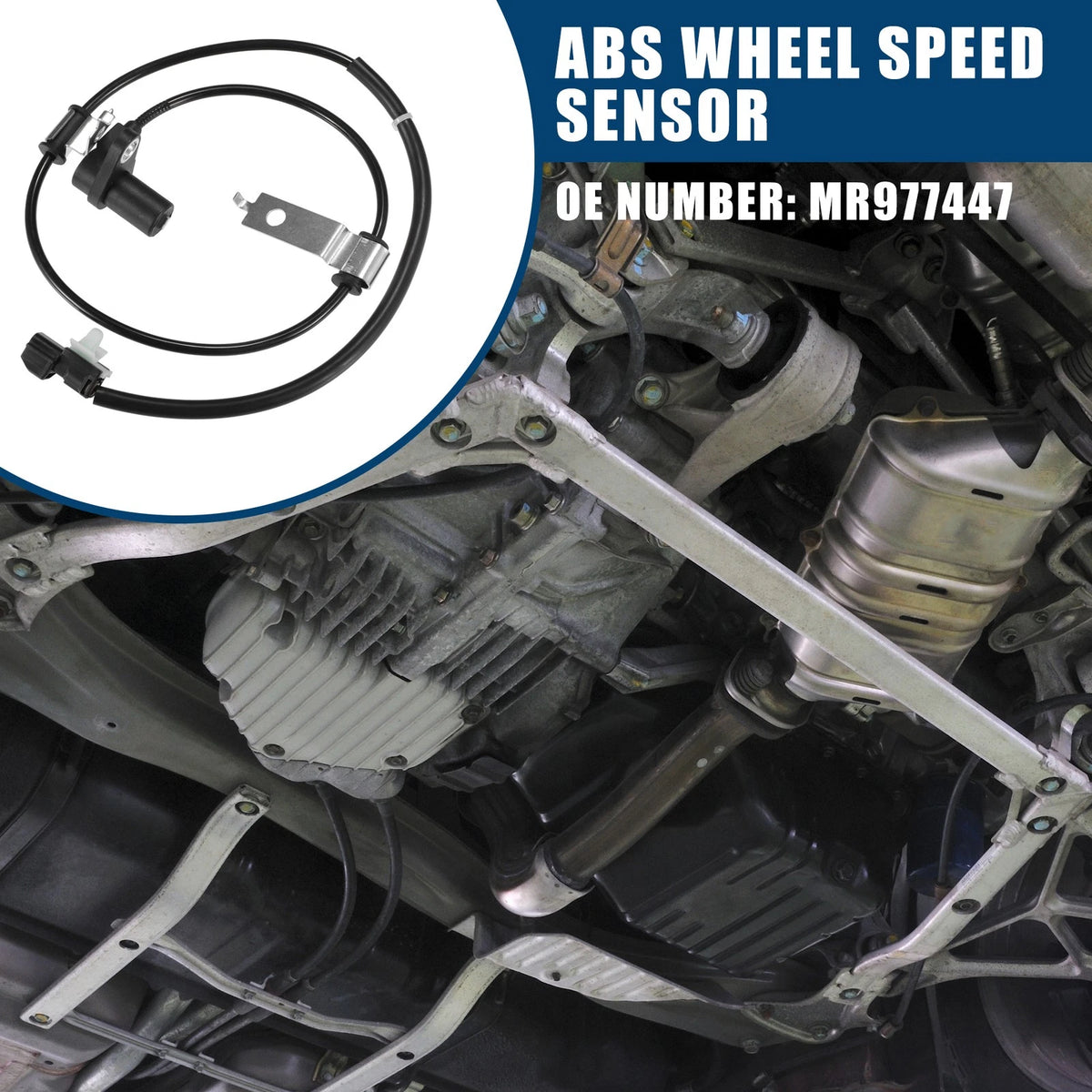 ABS Wheel Speed Sensor for Mitsubishi Shogun Pinin Front Right Durable Metal (2002–2006)