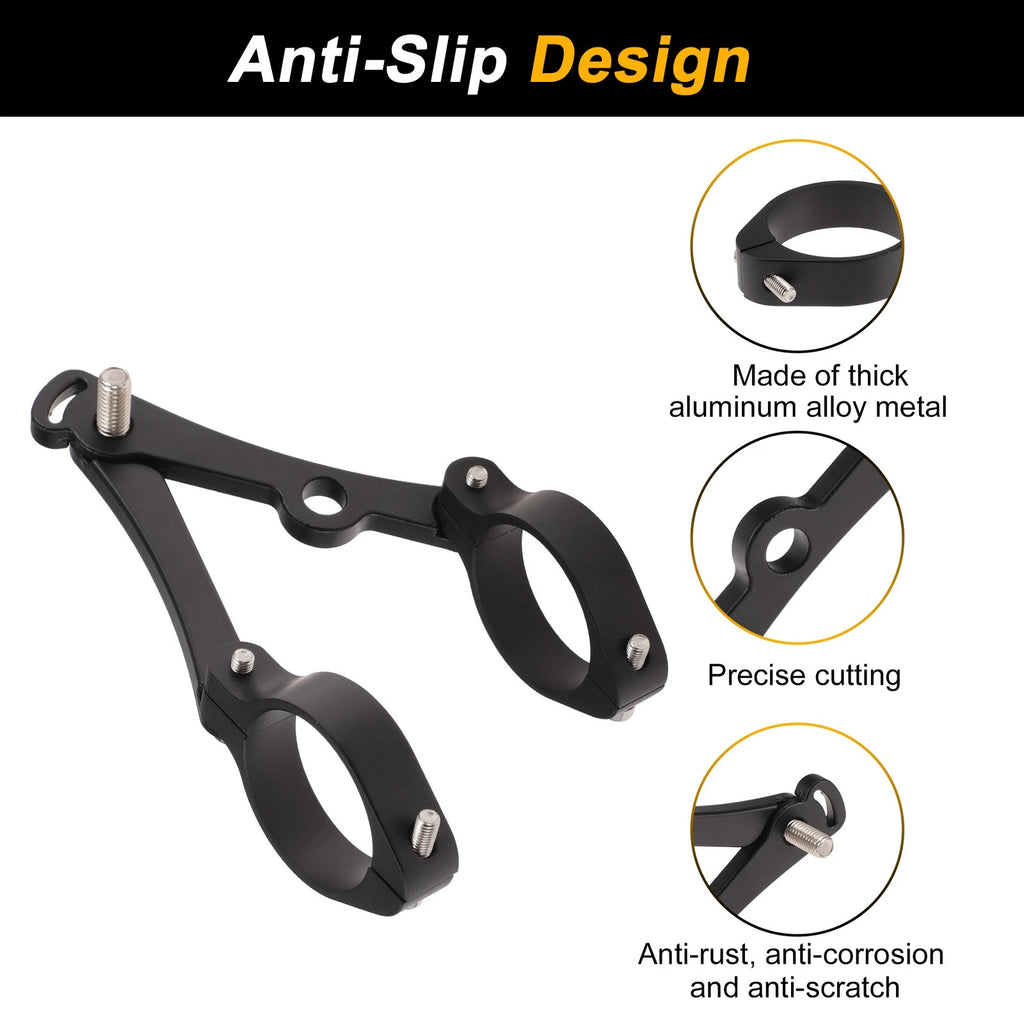 Light Bar Mounting Bracket Set of 2 for Motorcycle (Universal)