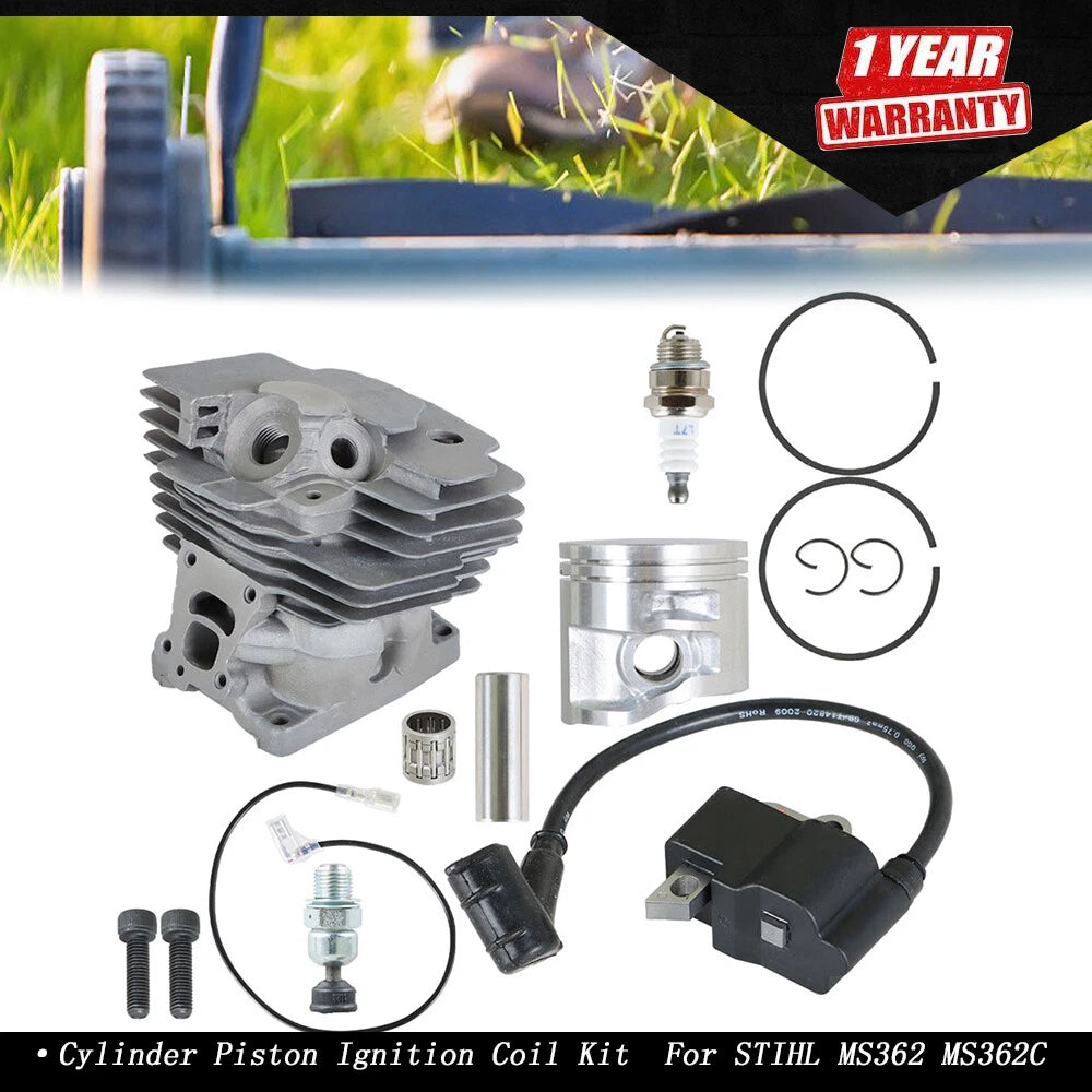 Cylinder Piston Ignition Coil Kit for MS362 MS362C (47mm)