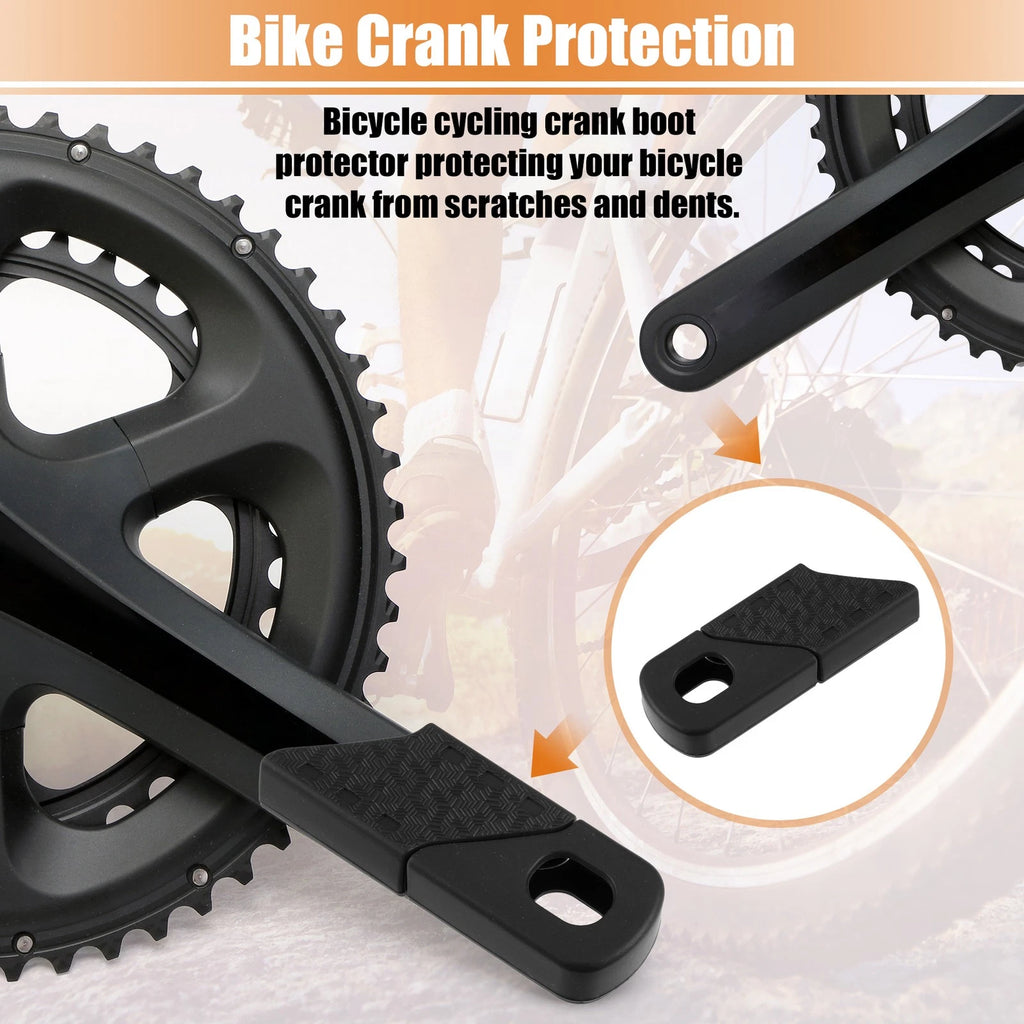 Silicone Crank Boot Protector Pair for Bicycle Cycling Crank Arm Cover