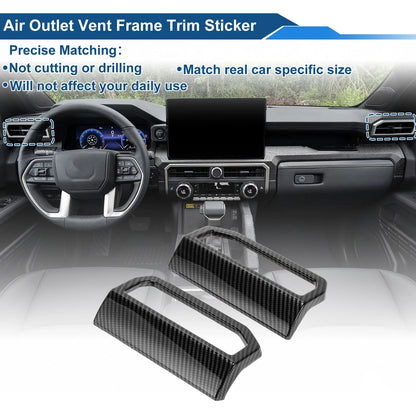 Air Conditioner Outlet Vent Trim Cover Frame for Toyota Tacoma (2016–2023)