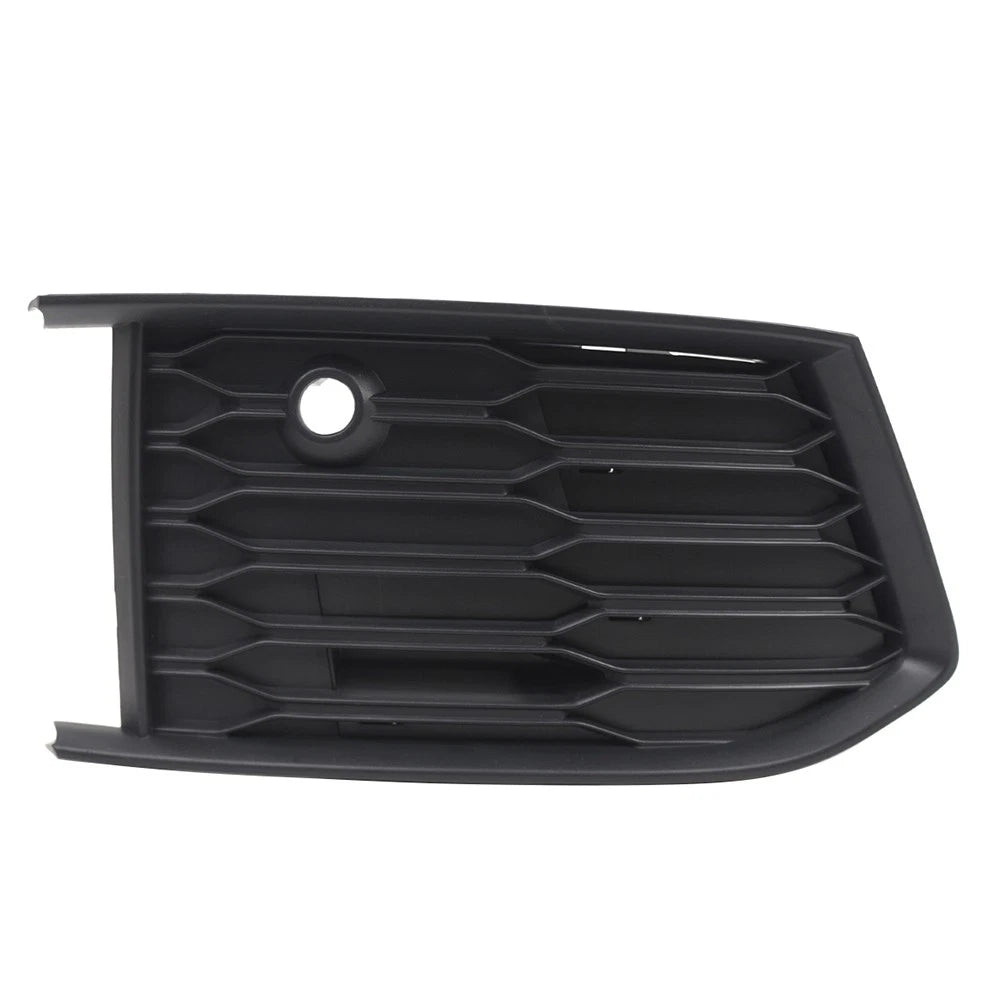 Front Bumper Fog Light Cover Matte Black for Audi A6 S6 C8 (2018–2024)