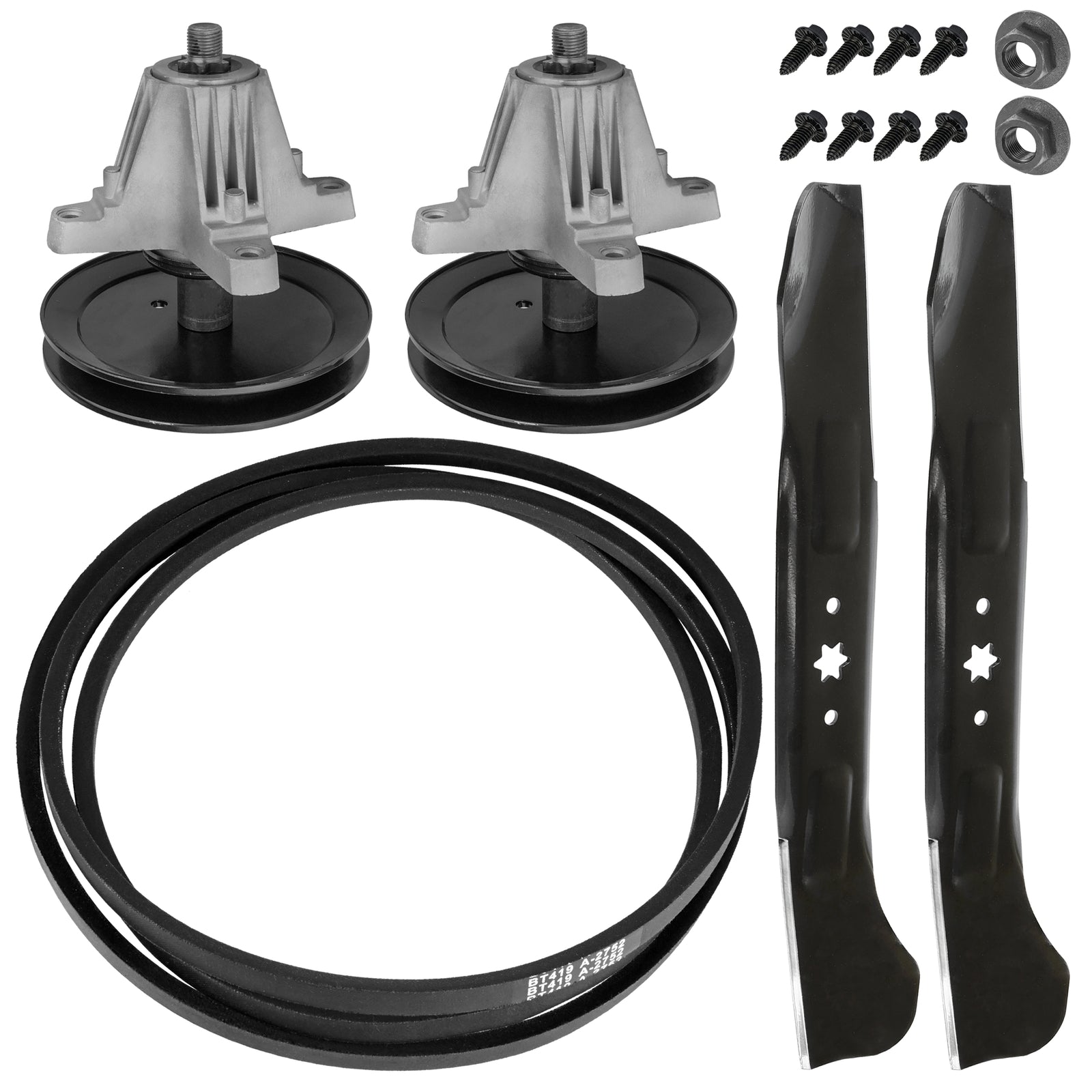 Deck Spindle and Blade Belt Replacement for Cub Cadet XT1 LT 46 (2013–2019)