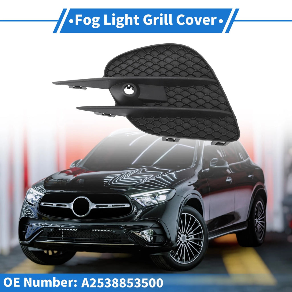 Front Left Fog Light Grill Replacement for Mercedes Benz GLC300 (2016–2019)
