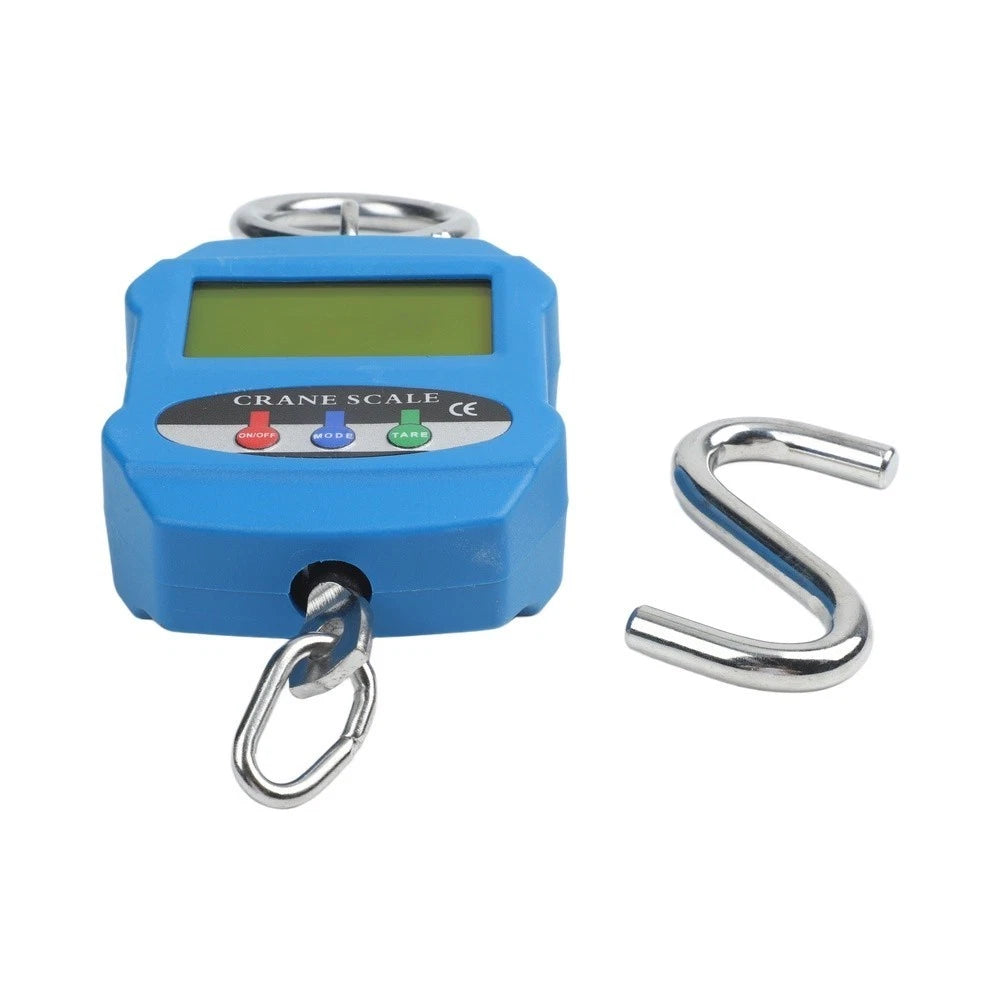 Electronic Hanging Scale 300kg Portable with LCD Screen and Unit Conversion