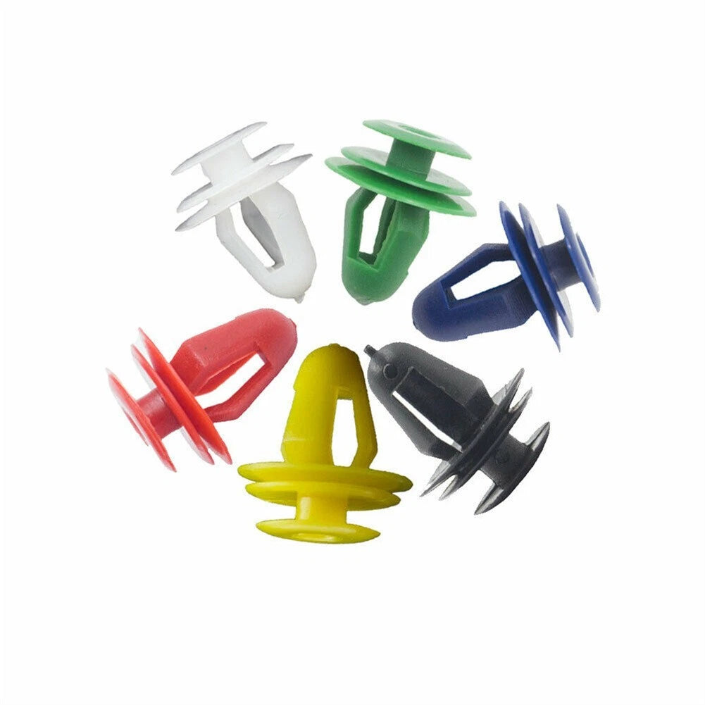 60PCS Door Panel Clips for Various Makes and Models (V9mm Hole)