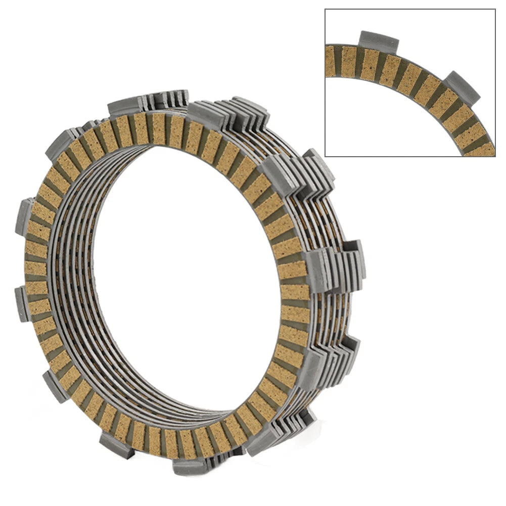 8X Clutch Friction Plates Kit for Honda CRF 250 R/X (2004–2017)