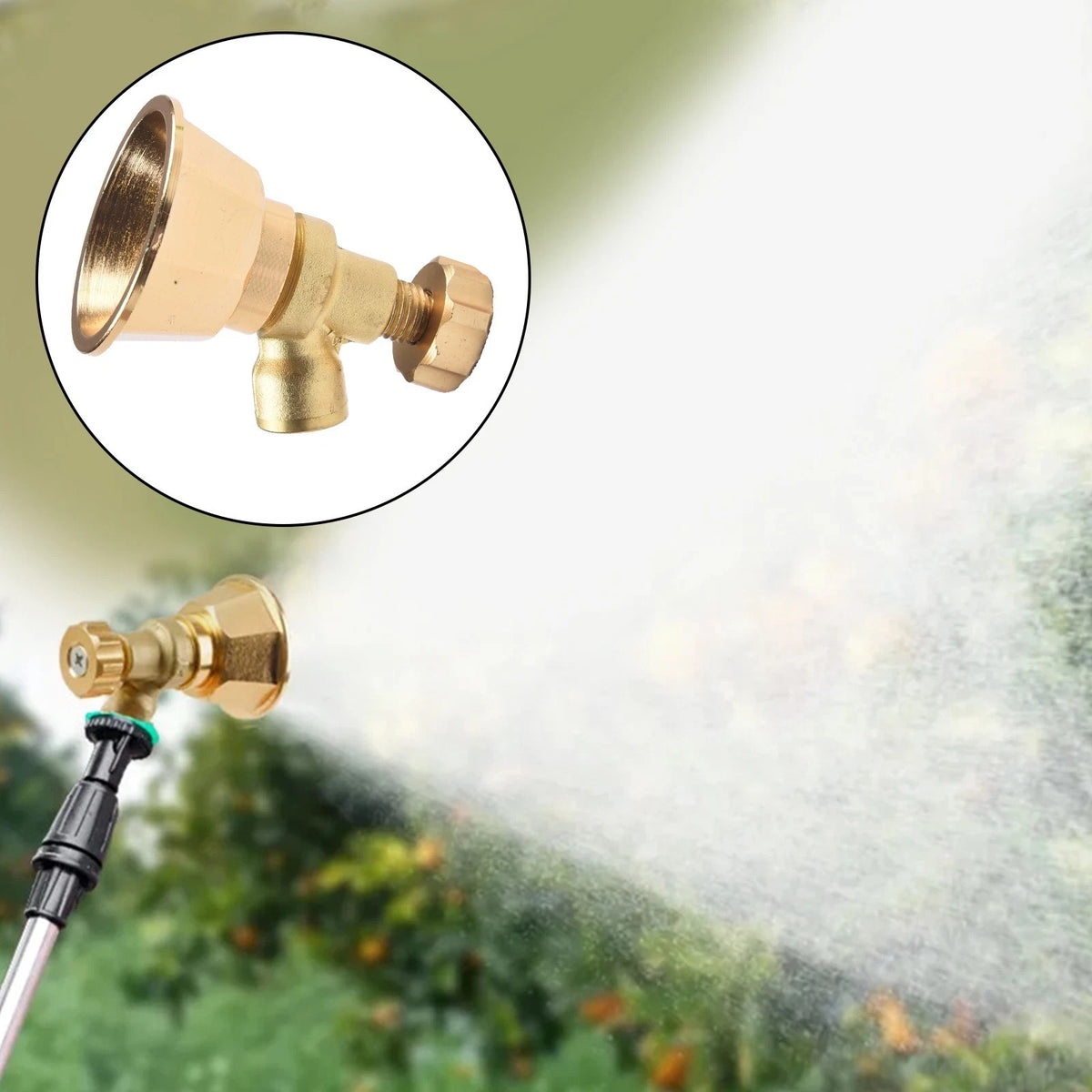 Adjustable Sprayer Nozzle for Agricultural Atomization