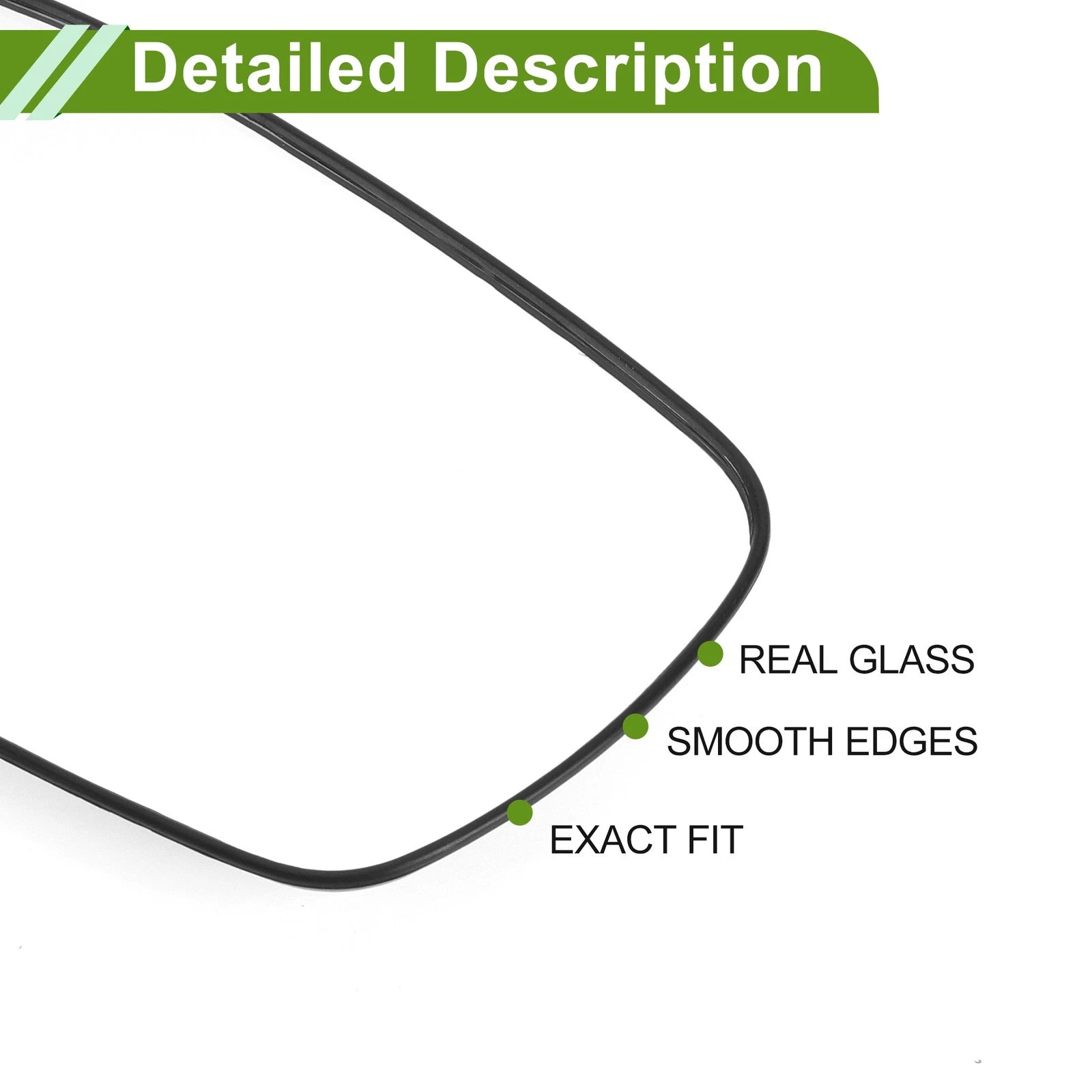 Heated Right Side Mirror Glass Replacement for Hyundai Sonata (2011–2014)